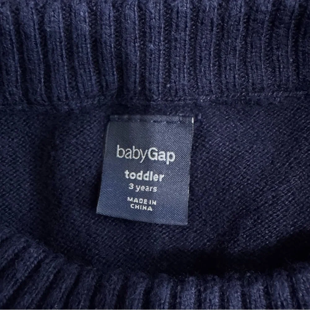 babyGap Boy’s Navy Crewneck Knit Sweater